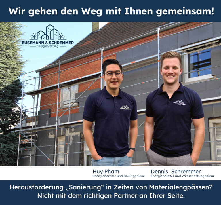 Baubegleitung Hannover Materialengpässe individueller Sanierungsfahrplan Energetische Sanierung Bauingenieur Energieberatung