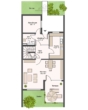 Grundriss EG - Familienfreundliches Reihenmittelhaus mit ausgebautem Dachgeschoss und großem Platzangebot