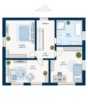 Grundriss Obergeschoss - Hochwertiges Einfamilienhaus mit Sauna, Kamin & moderner Ausstattung in Seelze