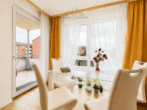 Wohnzimmer - Barrierefreie 2-Zimmer-Wohnung mit Balkon und Aufzug – attraktive Kapitalanlage in Laatzen