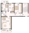 Grundriss - Gepflegte 3-Zimmer-Etagenwohnung mit zwei Balkonen in Garbsen-Berenbostel
