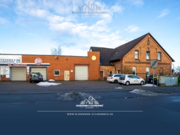 Mischimmobilie mit Zweifamilienhaus und vermieteter Werkstatt-/Lagerhalle auf 3.885 m² in Garbsen, 30826 Garbsen, Werkstatt