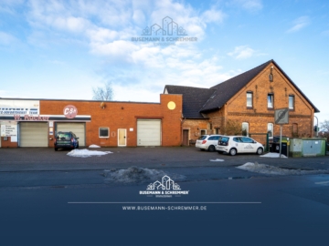 Mischimmobilie mit Zweifamilienhaus und vermieteter Werkstatt-/Lagerhalle auf 3.885 m² in Garbsen, 30826 Garbsen, Werkstatt