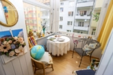 Balkon Ostseite - Wohnen im Altbau zwischen Eilenriede und Maschsee – hohe Decken und zwei Balkone in der Südstadt