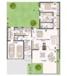 Grundriss Erdgeschoss - Gepflegter Bungalow mit Garten, Terrasse, Doppelgarage und Kamin in Grasdorf