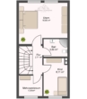 Grundriss OG - Reihenmittelhaus mit Terrasse und Garten in Garbsen