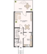 Grundriss EG - Reihenmittelhaus mit Terrasse und Garten in Garbsen