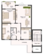 Grundriss - Wohnen mit Ausblick – 3-Zimmer-Wohnung mit Aufzug, Garage & besonderer Privatsphäre in Seelze