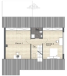 Grundriss Obergeschoss - Wohnen mit Charakter – Individuell geschnittenes Reihenendhaus mit Kamin, Garten & Garage
