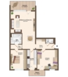 Grundriss - Großzügige 3,5-Zimmer-Wohnung mit Terrasse und Balkon in zentraler Lage von Garbsen