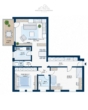 Grundriss - Großzügige 4-Zimmer-Wohnung mit Hobbyraum & Tiefgaragenstellplatz in Garbsen